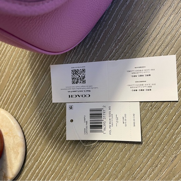 Coach Willow Saddle Bag in Pebble Polished Leather - Picture 9 of 15